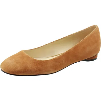 Nine West Robbe Womens Laceless Suede Ballet Flats In Multi