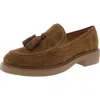 Shop Nine West Roker Womens Suede Block Heel Loafers In Multi