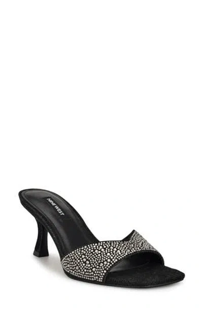 Nine West Rokke Slide Sandal In Black