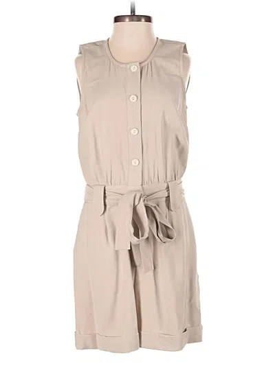 Pre-owned Nine West Romper In Tan