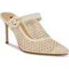 Nine West Rondel Pointed Toe Pump In Cream