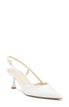 Nine West Rowen Slingback Pump In Chic Cream