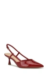 Nine West Rowen Slingback Pump In Red Patent