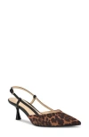 Nine West Rowen Slingback Pump In Tan/black