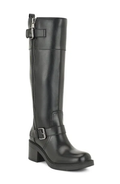Nine West Sabbon Knee High Boot In Black