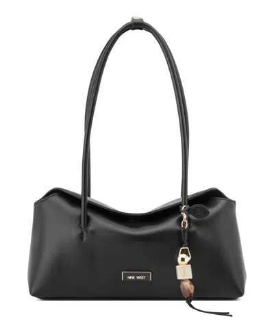 Nine West Samera Medium Shoulder Bag In Black