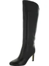 Nine West Richy Womens Wide Calf Leather Knee-high Boots In Black
