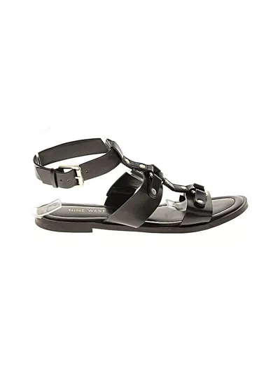 Pre-owned Nine West Sandals In Black