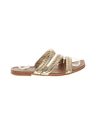 Pre-owned Nine West Sandals In Gold