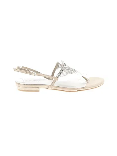 Pre-owned Nine West Sandals In Gray