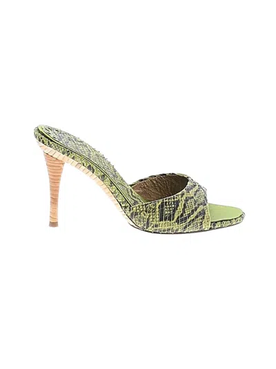Pre-owned Nine West Sandals In Green