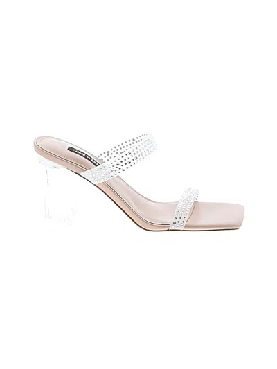 Pre-owned Nine West Sandals In Silver