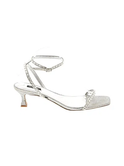 Pre-owned Nine West Sandals In Silver