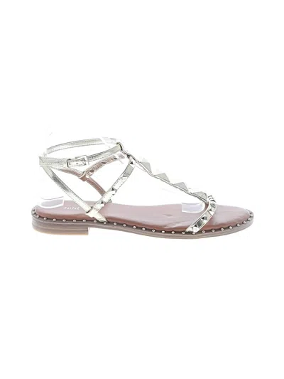 Pre-owned Nine West Sandals In Silver