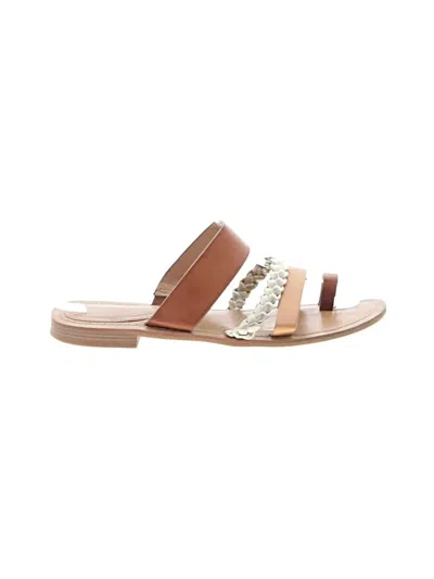 Pre-owned Nine West Sandals In Tan