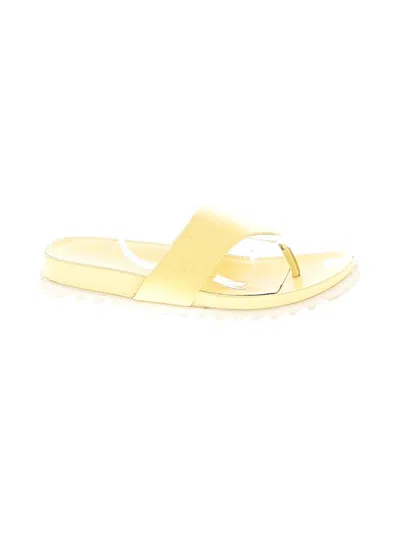Pre-owned Nine West Sandals In Yellow