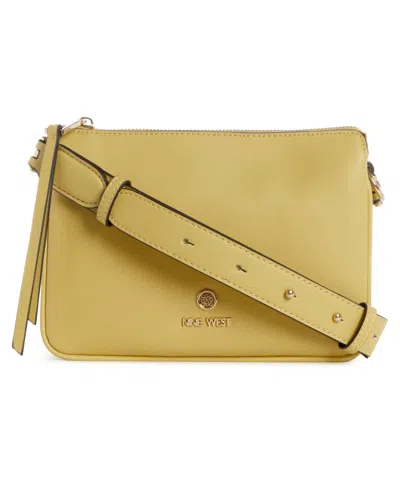 Nine West Saoirse Triple Compartment Crossbody Bag In Pineapple