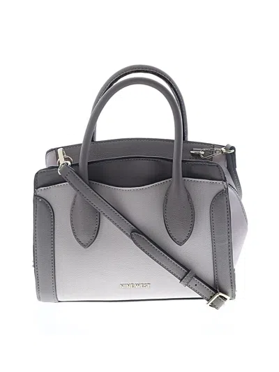 Pre-owned Nine West Satchel In Gray