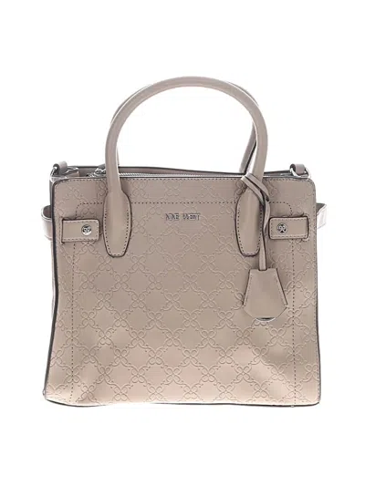 Pre-owned Nine West Satchel In Gray