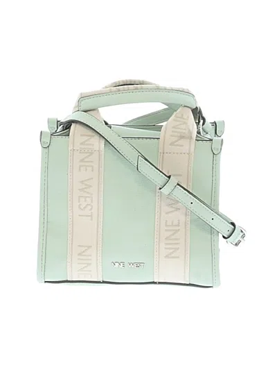 Pre-owned Nine West Satchel In Green