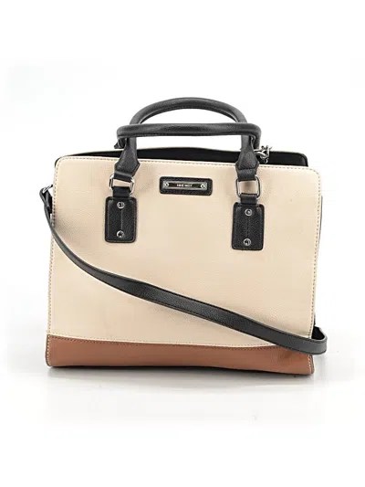 Pre-owned Nine West Satchel In Ivory