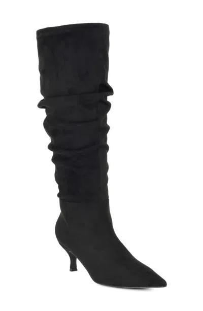 Nine West Sawyor Faux Leather Knee High Boot In Multi
