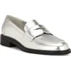 Nine West Seeme Penny Loafer In Silver