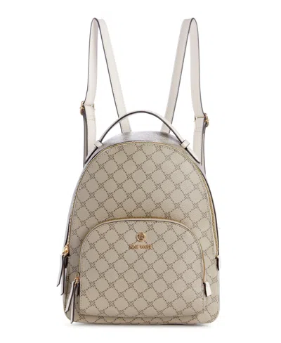 Nine West Logo White Backpack NINE WEST ENCHANTRA BACKPACK, CHALK WHITE COLOR, BRAND NEW  main image 3