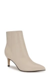 Nine West Bolana Womens Leather Heels Ankle Boots In Ivory Leather