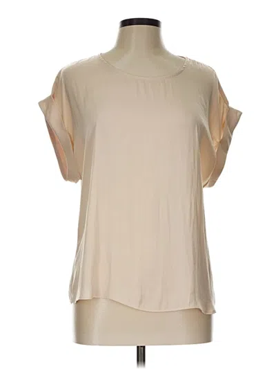 Pre-owned Nine West Short Sleeve Blouse In Brown