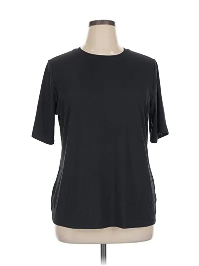 Pre-owned Nine West Short Sleeve T-shirt In Black