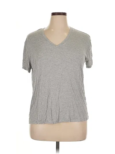 Pre-owned Nine West Short Sleeve T-shirt In Gray