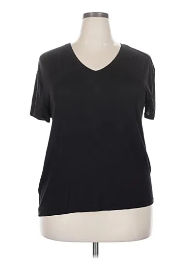 Pre-owned Nine West Short Sleeve T-shirt In Black