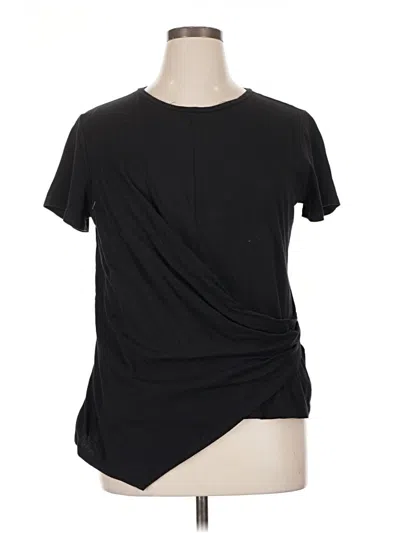 Pre-owned Nine West Short Sleeve T-shirt In Black