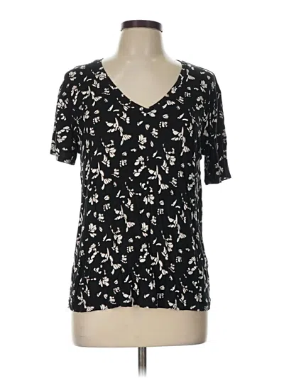 Pre-owned Nine West Short Sleeve T-shirt In Black