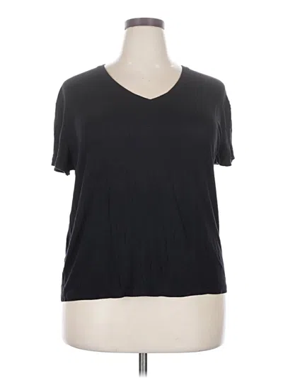 Pre-owned Nine West Short Sleeve T-shirt In Black
