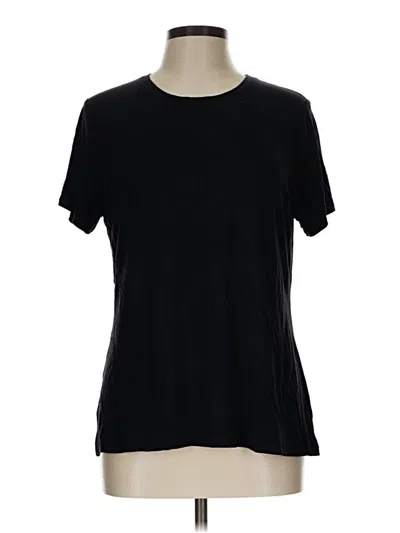 Pre-owned Nine West Short Sleeve T-shirt In Black