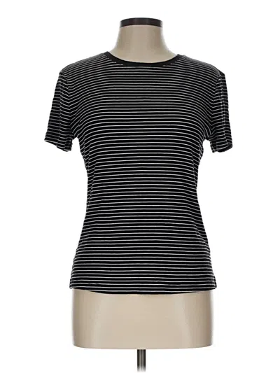 Pre-owned Nine West Short Sleeve T-shirt In Black