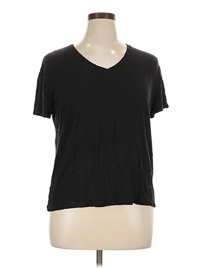 Pre-owned Nine West Short Sleeve T-shirt In Black