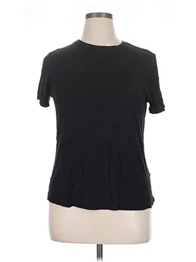 Pre-owned Nine West Short Sleeve T-shirt In Black