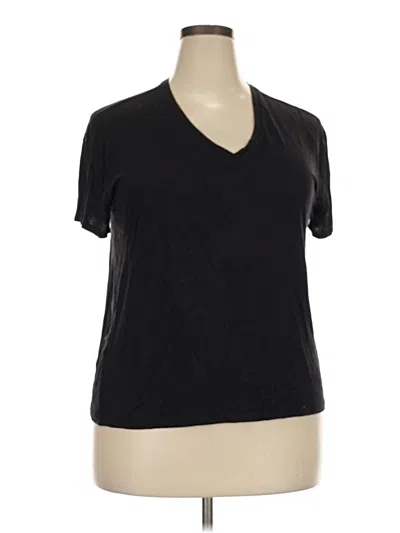Pre-owned Nine West Short Sleeve T-shirt In Black
