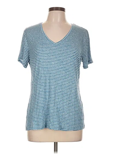 Pre-owned Nine West Short Sleeve T-shirt In Blue