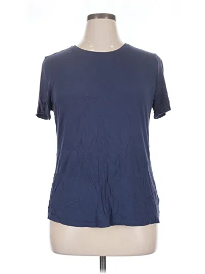 Pre-owned Nine West Short Sleeve T-shirt In Blue