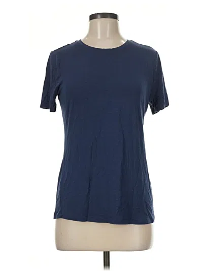 Pre-owned Nine West Short Sleeve T-shirt In Blue