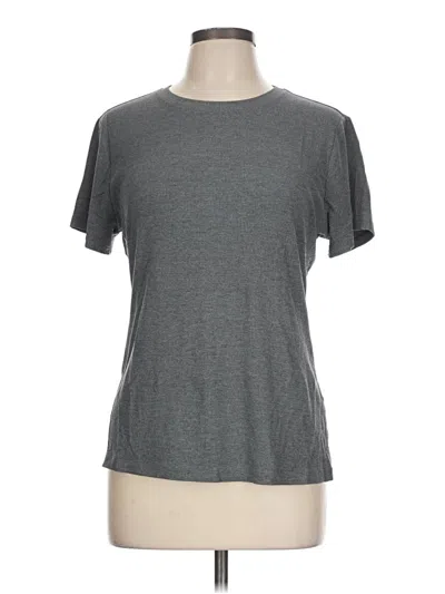 Pre-owned Nine West Short Sleeve T-shirt In Gray