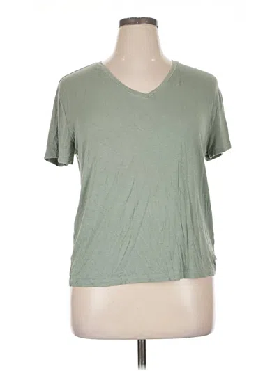 Pre-owned Nine West Short Sleeve T-shirt In Green