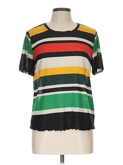 Pre-owned Nine West Short Sleeve T-shirt In Green