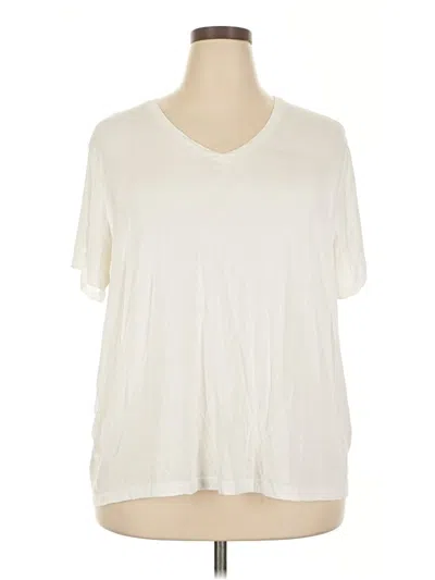 Pre-owned Nine West Short Sleeve T-shirt In Ivory