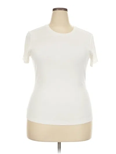 Pre-owned Nine West Short Sleeve T-shirt In Ivory
