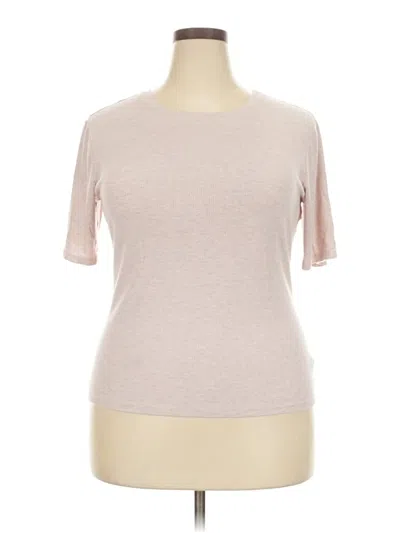 Pre-owned Nine West Short Sleeve T-shirt In Pink